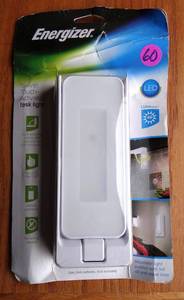lot 60 image: Energizer Swivel Touch-Activated Task Light, Battery Operated, 38362 - WALMART $14.62