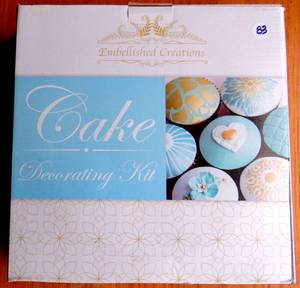 lot 83 image: EMBELLISHED CREATIONS 101 PC CAKE DECORATING KIT - NIB - RETAIL $42.95
