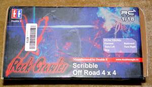 lot 129 image: NEW Double E Rock Crawler Scribble Off Road 4x4 RC Remote Control Truck RC 118 - RETAIL $49.99