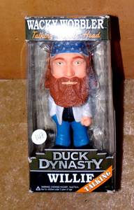 lot 147 image: Funko Duck Dynasty Wacky Wobbler Willie Robertson Talking Bobble Head - NIB RETAIL $19.95