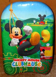 lot 151 image: Kickboard Mickey Mouse Clubhouse Swimming Disney Junior 11 x 16 Ages 4 SEALED - EBAY $15.99