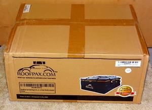 lot 168 image: RoofPax Rooftop Cargo Carrier. 19 Cubic Feet. -NEW - AMAZON PRICE $143.00