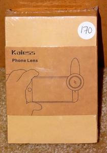lot 170 image: KAIESS 9-IN-1 CELL PHONE CAMERA LENS SET - NIB RETAIL $37.99