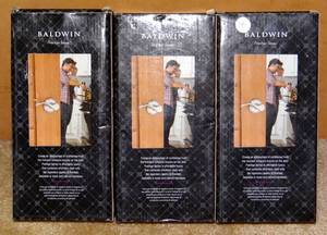 lot 171 image: BALDWIN PRESTIGE SERIES DOOR KNOB (DUMMY KNOB - NO INTERNAL MECHANISM) NEW - $9.95 EA.
