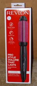 lot 180 image: Revlon Pro Collection Heated Silicone Brush Salon Style Volume Volumizer Low Hi - nib - $14.99