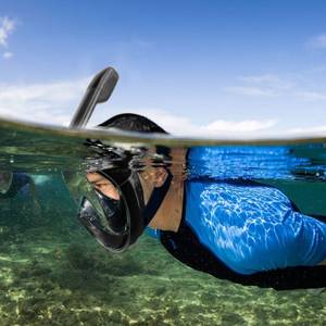 lot 186 image: SwimStar 2020 Foldable Full Face Snorkel Mask for Women and Men - NEW - AMAZON $25.49