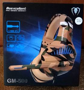 lot 200 image: NIB Beexcellent Gaming Headset for PS4 Xbox One PC, Deep Bass GM-500 - RETAIL $28.95