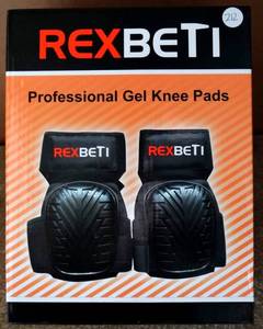 lot 212 image: Rexbeti Professional Gel Knee Pads( Rex009) - CHECK EBAY COMP - NEW - $135.00