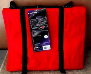 lot 213 image: NEW WITH TAGS - OGIO Trooper Waterproof Fleece Lined Stadium Blanket 52x60 Carry Straps - EBAY COMPS $69.95