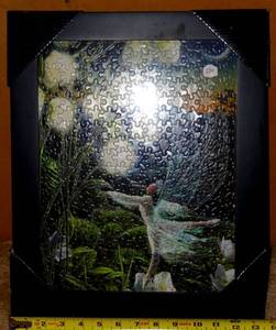 lot 230 image: BEAUTIFUL FAIRY PUZZLE IN FRAME READY TO HANG - NIB - $17.99