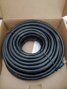 lot 112 image: BLUE RIGGER 4K HDMI Cable 50 Feet, Black,4K 60Hz,High Speed,In-Wall CL3 Rated - NIB - RETAIL $44.95