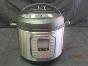lot 66 image: INSTANT POT DUO NOVA MODEL DUONOVA POWERS ON POWER CORD NOT INCLUDED