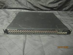 lot 91 image: DELL POWER CONNECT 6248P POWERS ON POWER CORD NOT INCLUDED