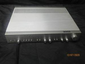 lot 100 image: TANBERG CONTROL AMPLIFIER3002 POWER CORD NOT INCLUDED