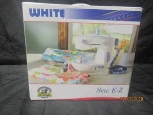lot 113 image: NIB WHITE SEW E-Z