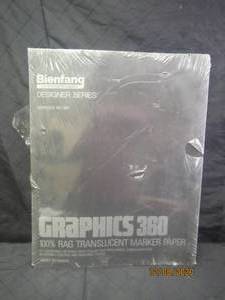 lot 137 image: BIENFANG COMMERCIAL ART PAPERS DESIGNER SERIES GRAFICS 360 19X24 50SHEEETS