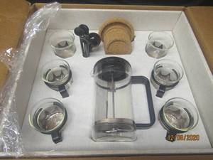 lot 155 image: BODUM BISTRO 20 PC SET&nbsp PROPERLY WORN FACE COVERING REQUIRED
