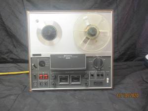 lot 226 image: VINTAGE SONY S HEAD STEREO TAPECORDER REEL TO REEL TC-366 NO POWER