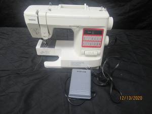 lot 264 image: BROTHER SEWING MACHINE XL2022&nbsp PROPERLY WORN FACE COVERING REQUIRED