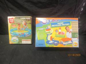 lot 280 image: KIDS LOTS SWIMMING POOL AND PAPER RECYCLE KIT