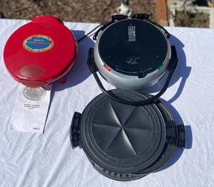 lot 25 image: Santa Fe Quesadilla Maker & George Foreman Lean Mean Fat Grilling Machine