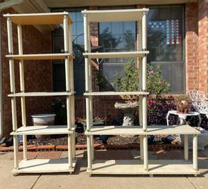 lot 130 image: White Shelving Unit