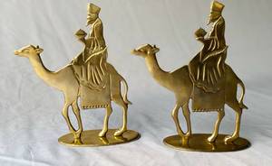 lot 94 image: 2 Wise men on Camels