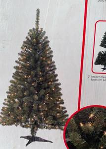 lot 96 image: 4ft Pre-lit Christmas Tree