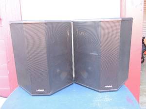 lot 12 image: 2 Klipsch Black SpeakersKSP S6 150w