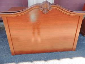 lot 69 image: 2 wall hanging queen headboards 43x64x3