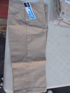lot 89 image: New Lot of 6  girls Capri khaki size 14 R