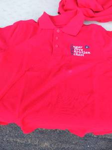 lot 94 image: NEW CFj lot of 5  Youth short sleeve Pique polo size medium 1012