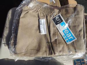 lot 130 image: NEW CFj lot of 4 girls khaki wrap skort size 8