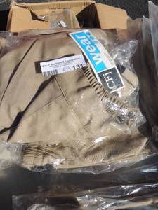 lot 131 image: NEW CFj lot of 4 girls khaki wrap skort size 8