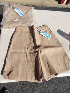 lot 143 image: NEW CFj lot of 4 Khaki girls wrap skort size 12
