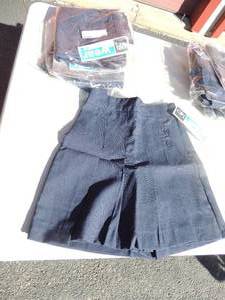 lot 145 image: NEW CFj lot of 4 navy girls wrap skort size 6x