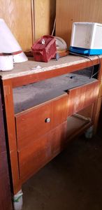 lot 87 image: Granite Top Cabinet 45x24x38