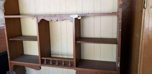 lot 101 image: Antique Kitchen Hutch top 44x10x49