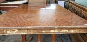 lot 105 image: Wooden Kitchen Table 64x42x30