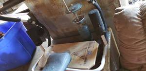 lot 98 image: Keys Ab Roller, Stable Board and Propane  Lantern