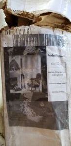 lot 154 image: Designer Vertical Blinds 4 Wide  104x84
