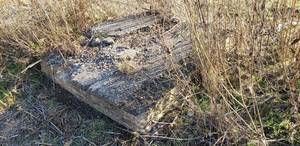 lot 162 image: Cement Slabs approx 4x4 along property frontage 12-13 total