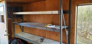 lot 169 image: Metal Shelf approx. 8x18x79
