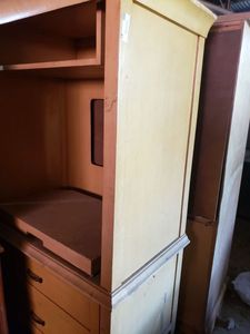 lot 41 image: SL-116 TV Armoir  38x23x64, Swivel TV Shelf, and Drawers