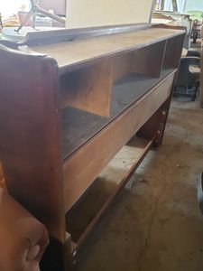 lot 71 image: Two Headboards, One with Shelf 57x10x39 Ethan Allen Baumritter