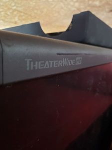 lot 65 image: Toshiba Color Theater Wide HD TV and a Console TV