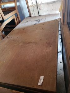 lot 70 image: Two Office Desks One has Roll Top Door 64x32x29