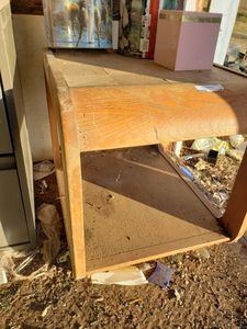 lot 129 image: Wooden Side Table  22x28x22