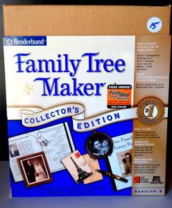 lot 15 image: BRODERBUND FAMILY TREE MAKER COLLECTORS EDITION SOFTWARE