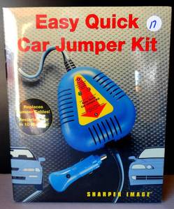 lot 17 image: Sharper Image WA902 Easy Quick car jumper Kit New Factory Sealed - EBAY AT $25.00